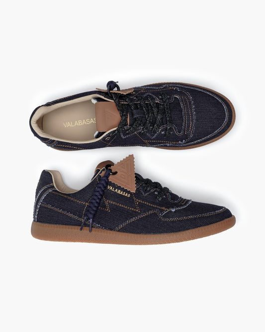 Valabasas "Able " Sude Indigo Shoes