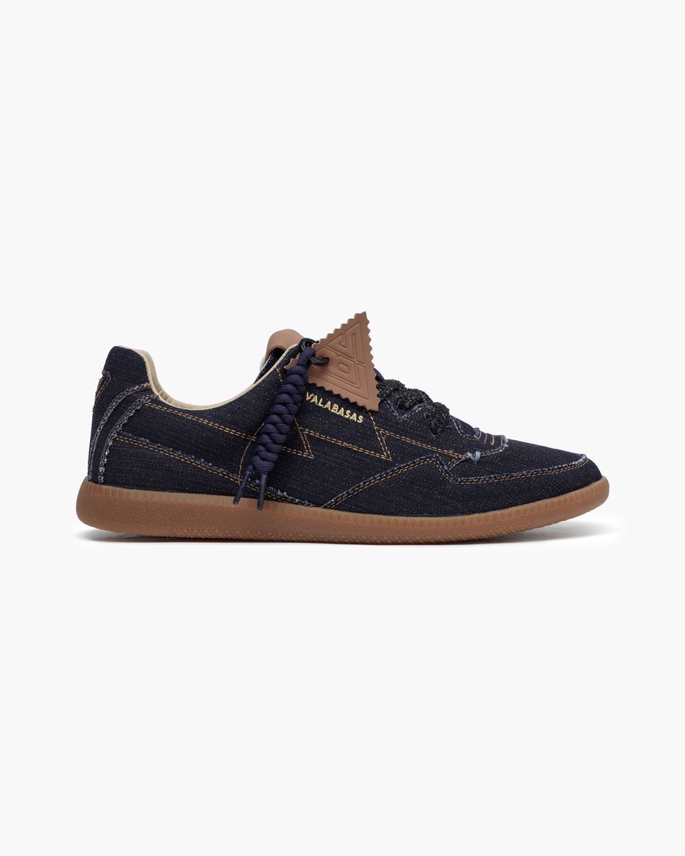 Valabasas "Able " Sude Indigo Shoes