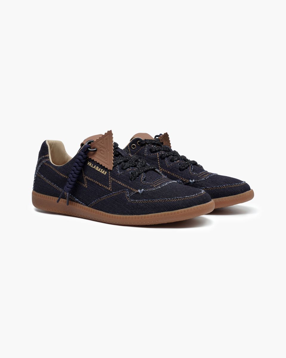 Valabasas "Able " Sude Indigo Shoes