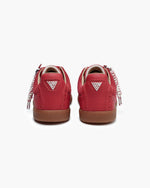 Valabasas "Able " Sude Red Shoes