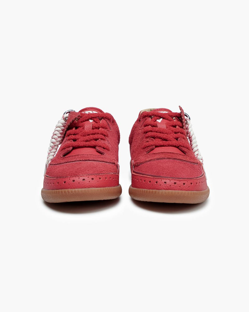 Valabasas "Able " Sude Red Shoes
