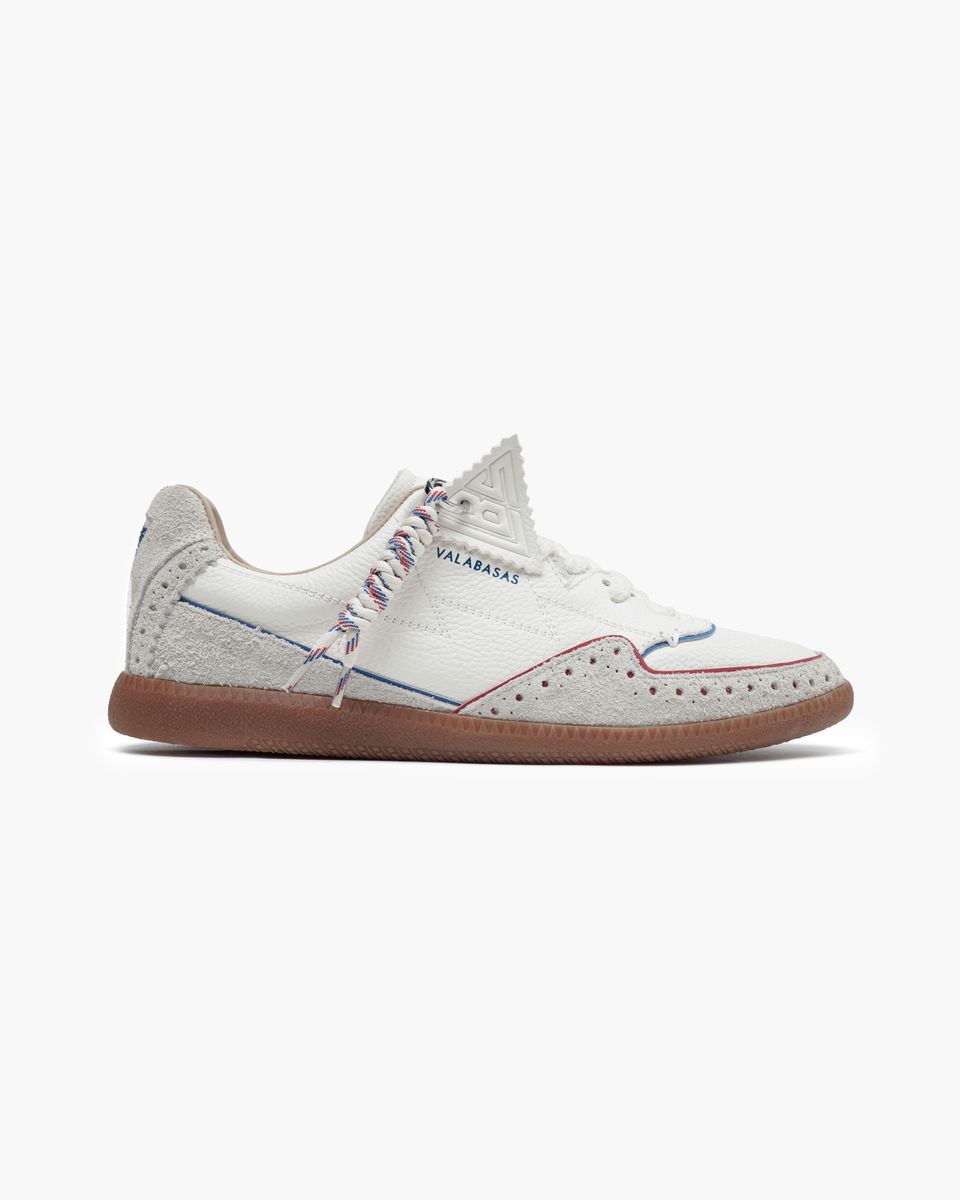 Valabasas "Able " Sude White  Shoes