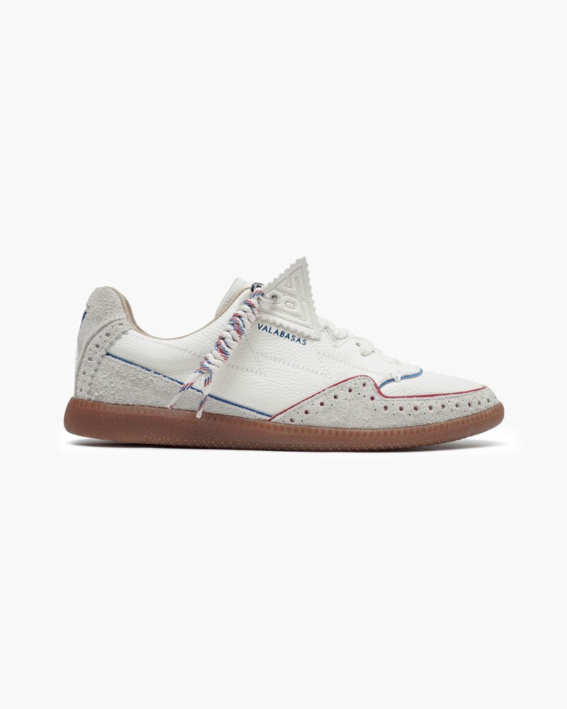 Valabasas "Able " Sude White  Shoes