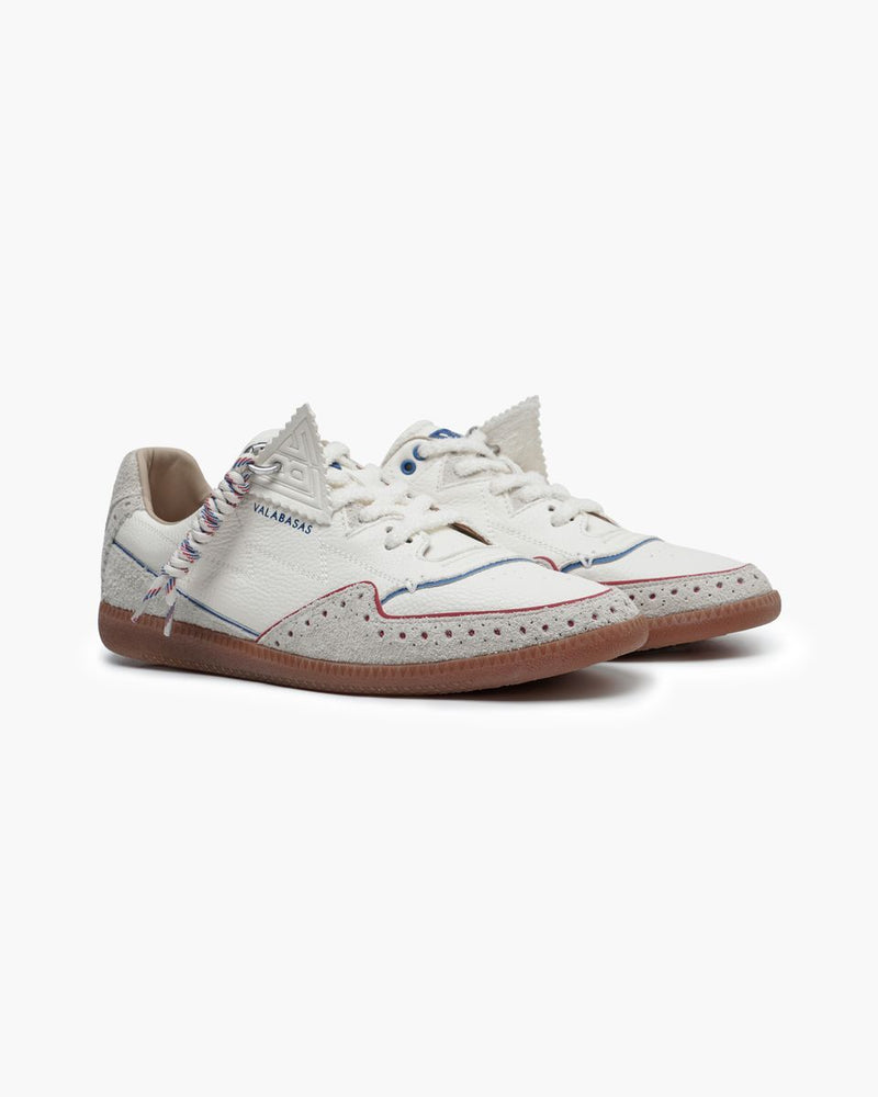 Valabasas "Able " Sude White  Shoes