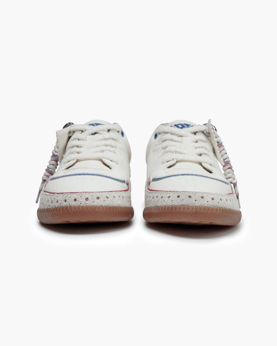 Valabasas "Able " Sude White  Shoes