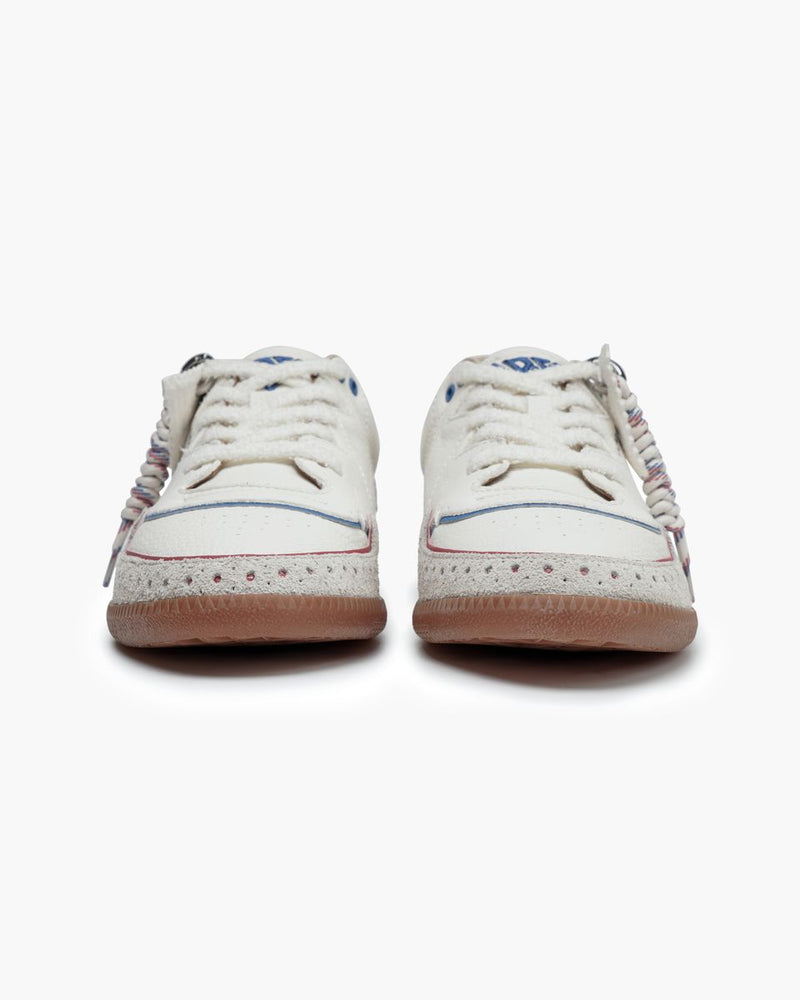 Valabasas "Able " Sude White  Shoes