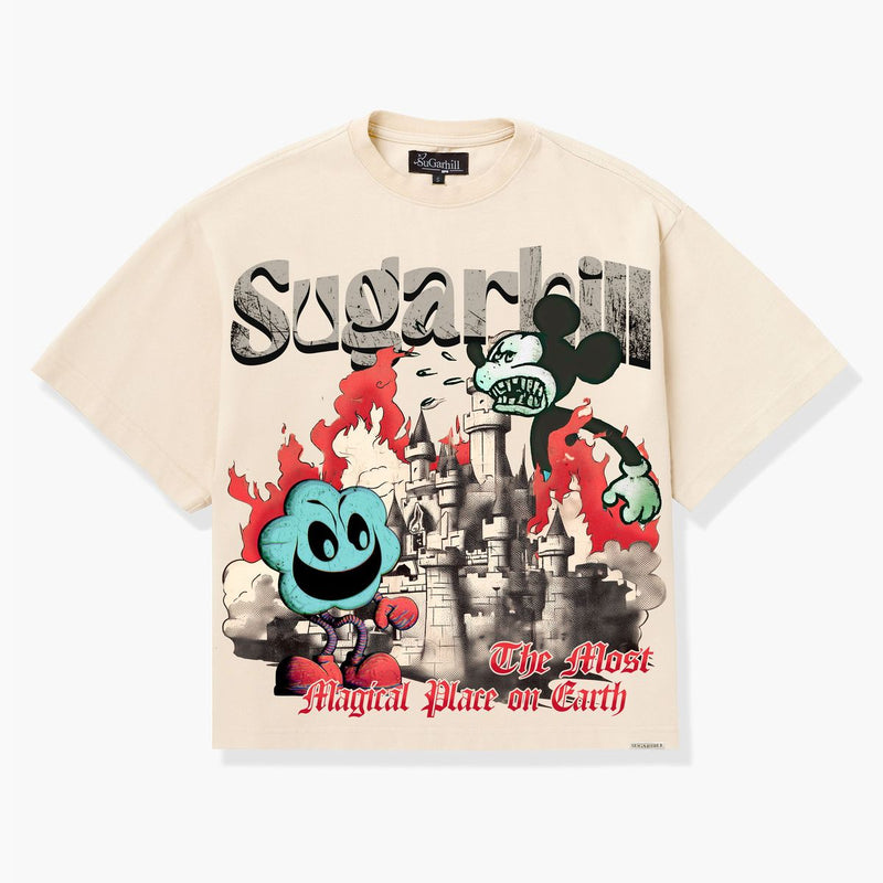 Sugarhill "Story Time " T-Shirt Cream