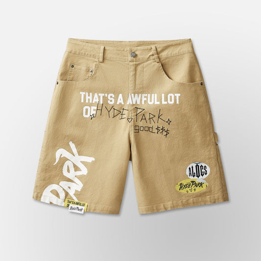 Hyde Park Carpenter Work Wear Shorts ALOCS - Brown