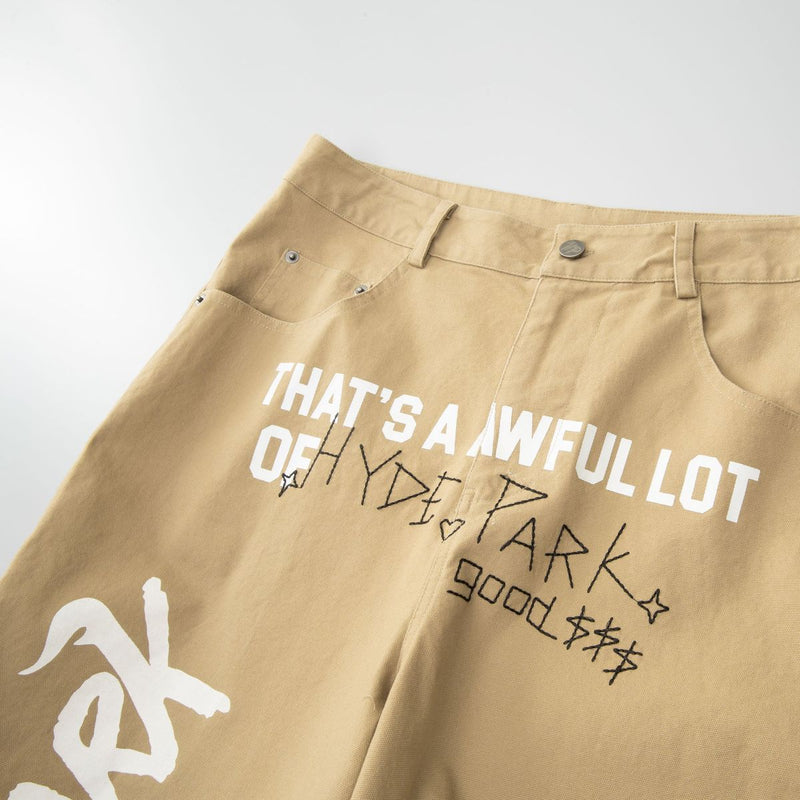 Hyde Park Carpenter Work Wear Shorts ALOCS - Brown