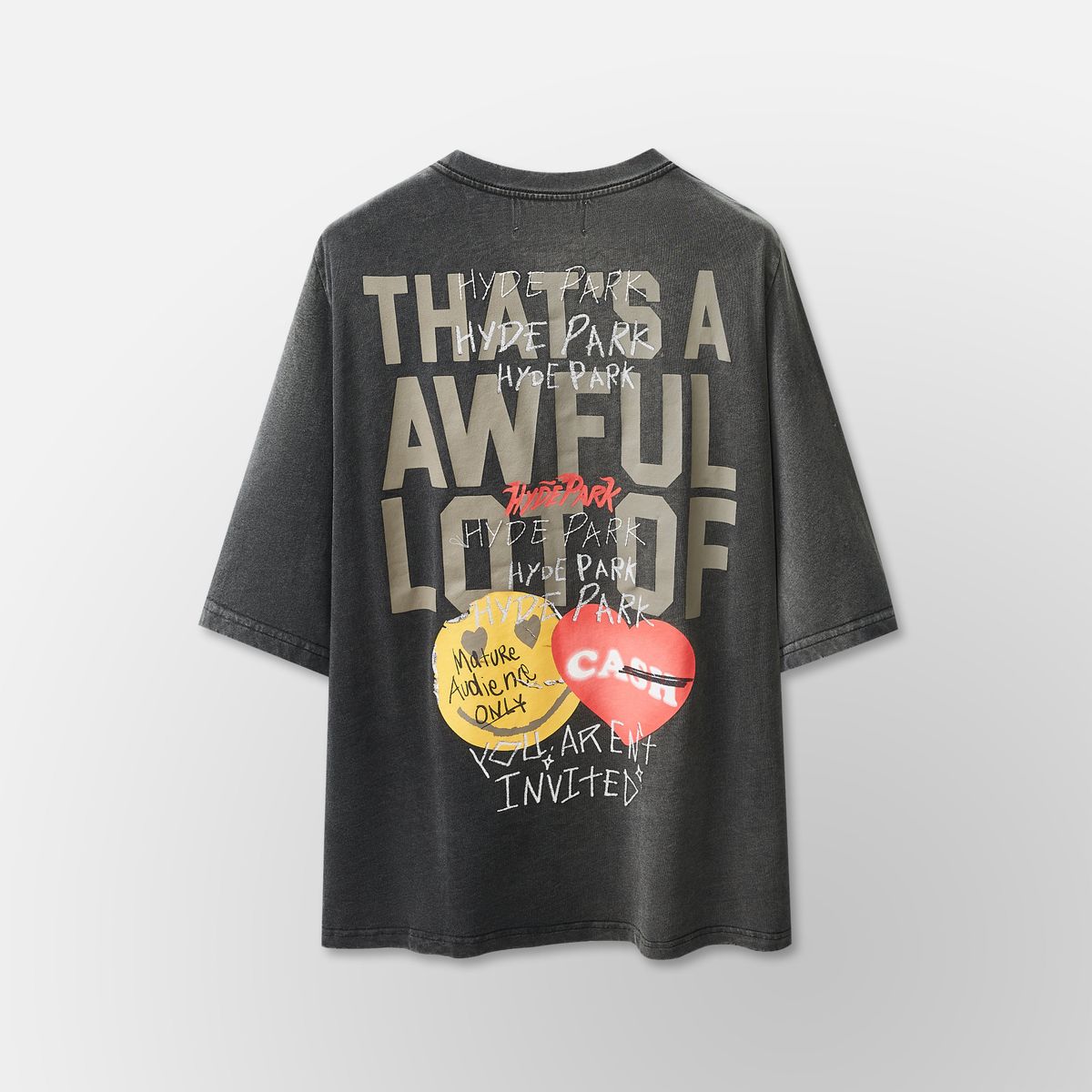 Hyed Park  ALOCS HP Stickered T-shirt Black