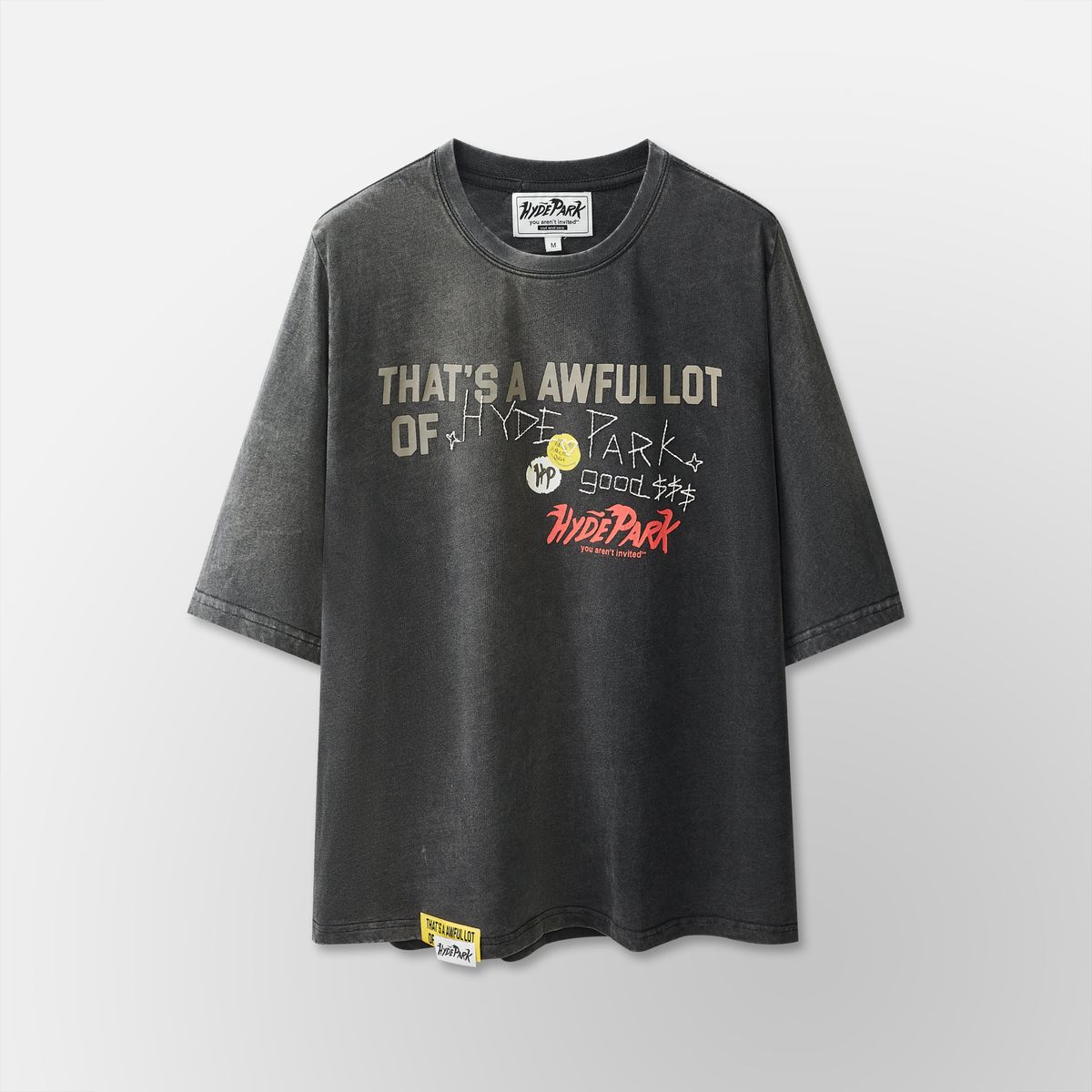 Hyed Park  ALOCS HP Stickered T-shirt Black