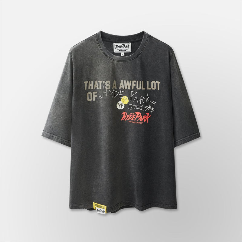 Hyed Park  ALOCS HP Stickered T-shirt Black
