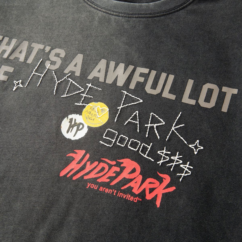 Hyed Park  ALOCS HP Stickered T-shirt Black