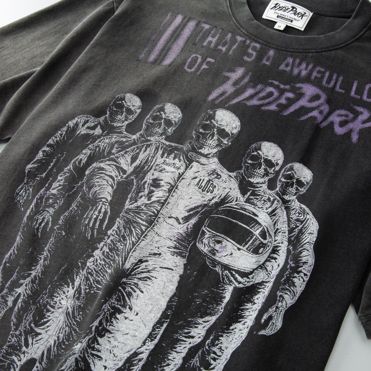 Hyed Park Cough Syrup Moto Racer Team T-shirt Black