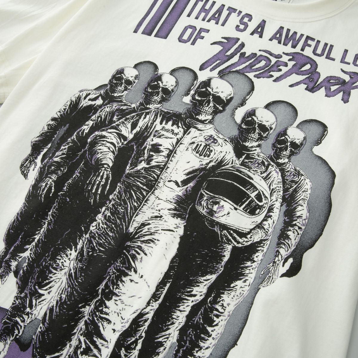 Hyed Park Cough Syrup Moto Racer Team T-shirt White