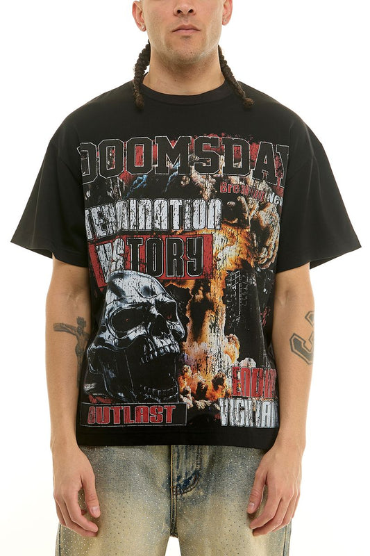 Kdnk Doomsday Black T-Shirt