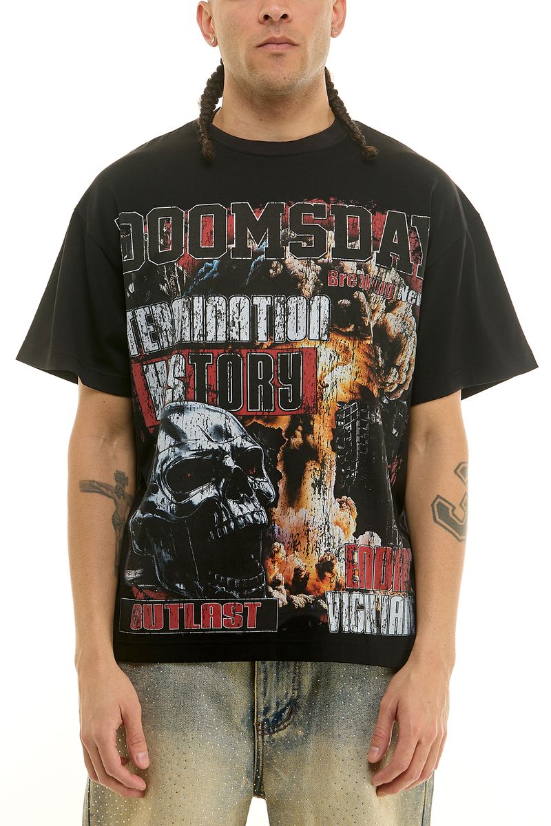 Kdnk Doomsday Black T-Shirt