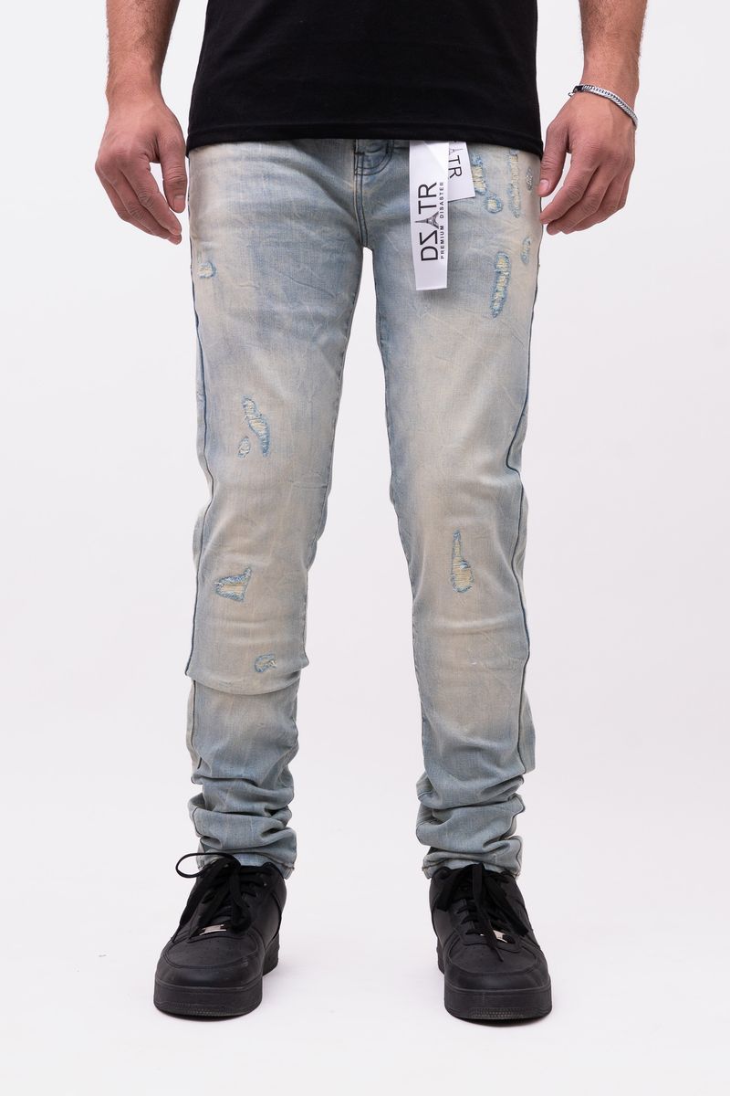 Disaster Super Stretch Denim - Slim Fit - Ice Vintage (641)