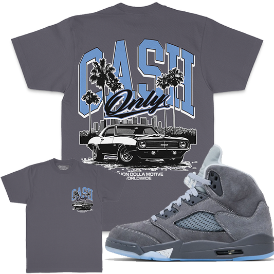 Million Dolla Motive (Cash Only Car - Dark Grey T-Shirts)