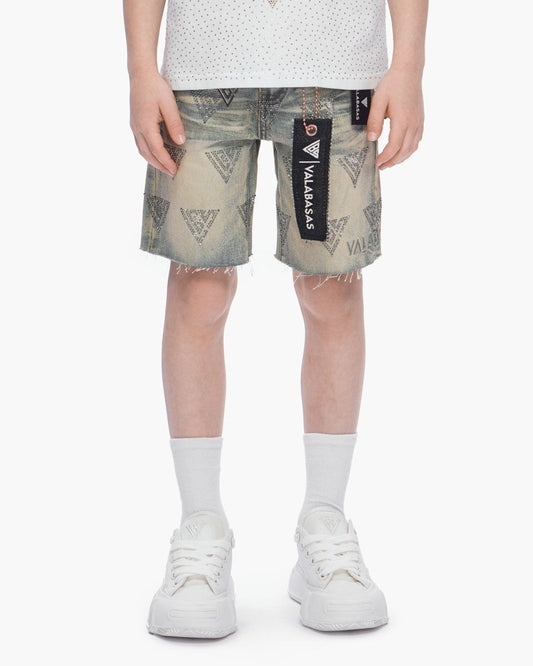 Valabasas Palace Vintage Wash Jorts "Kids"