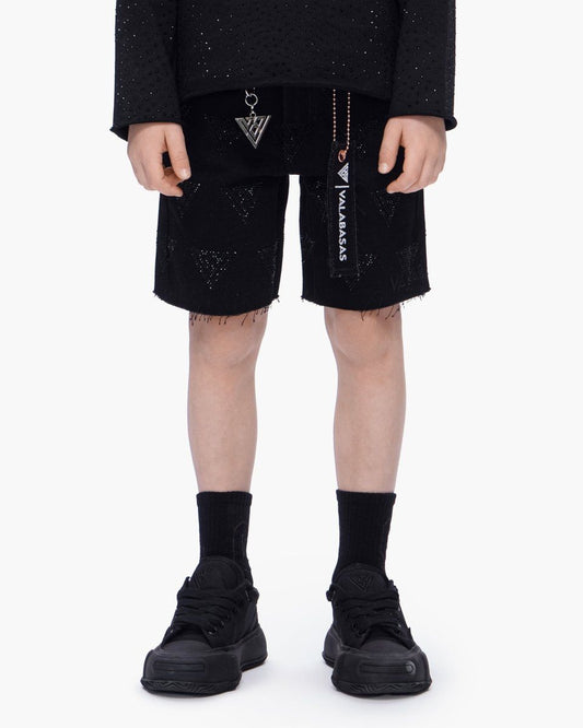 Valabasas Palace Black Jorts "Kids"