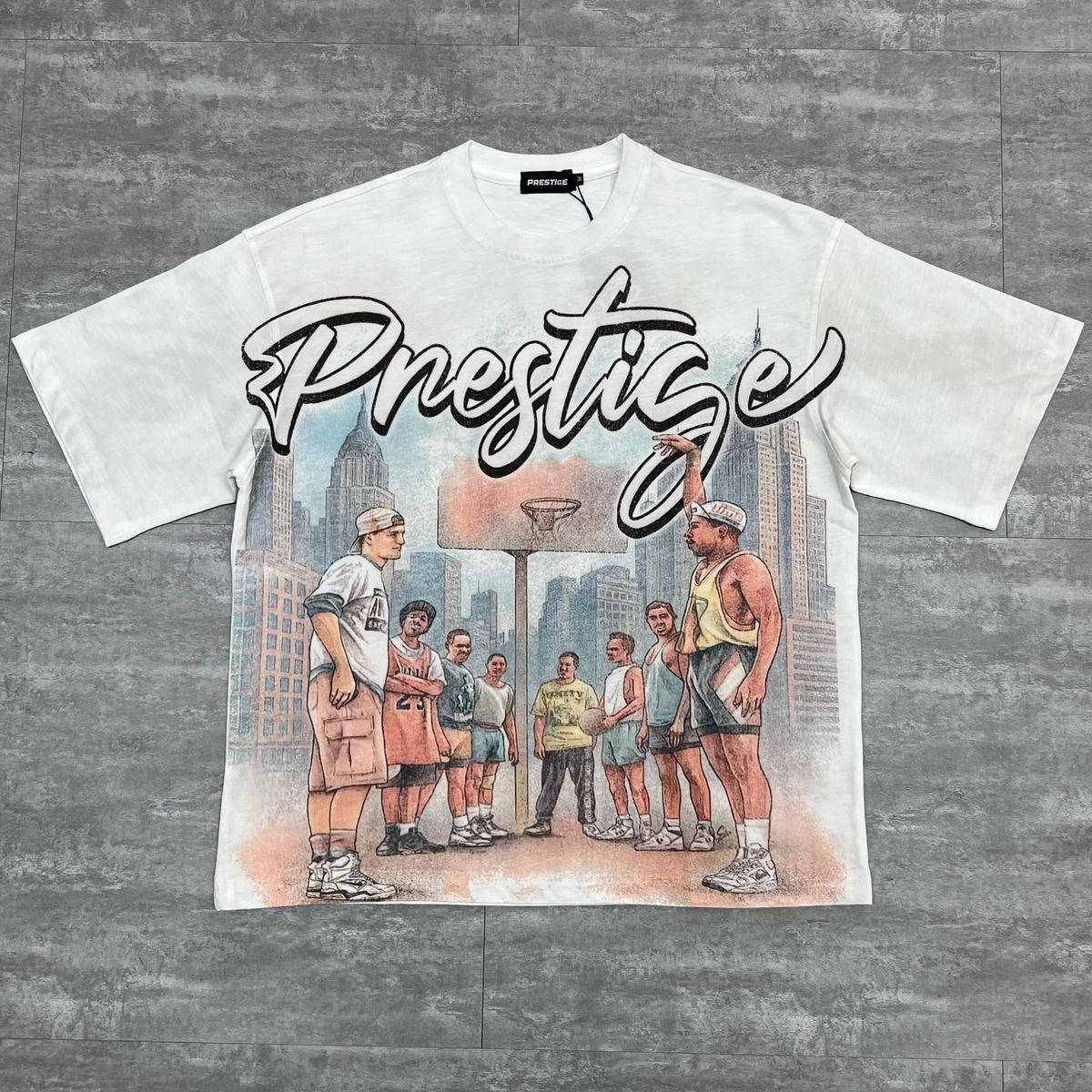 Prestige White Man Cant jump White T-Shirt