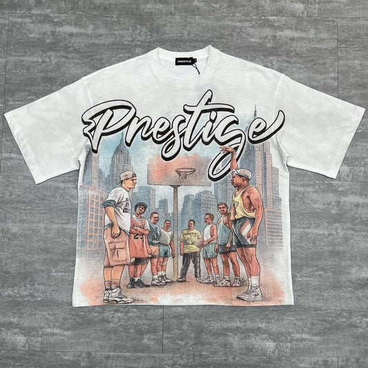 Prestige White Man Cant jump White T-Shirt