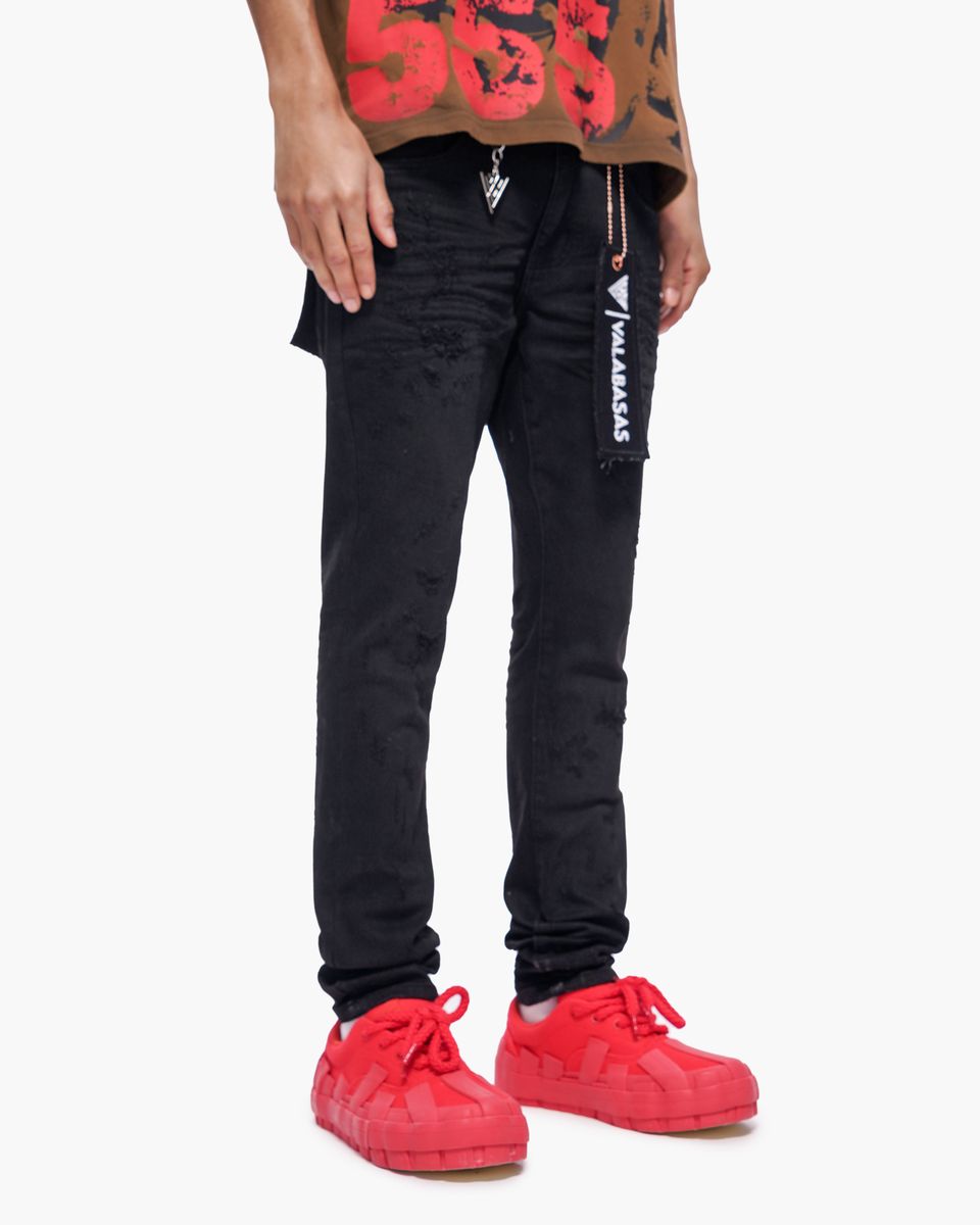 Valabasas  Blackout Skinny Black Washed