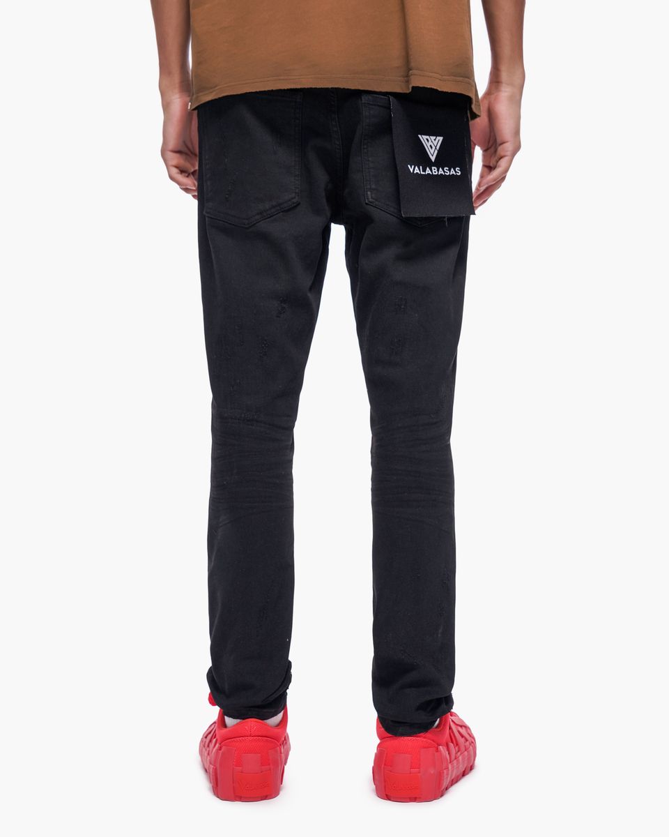 Valabasas  Blackout Skinny Black Washed