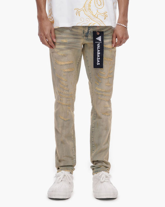 Valabasas Repair Skinny Vintage Wash