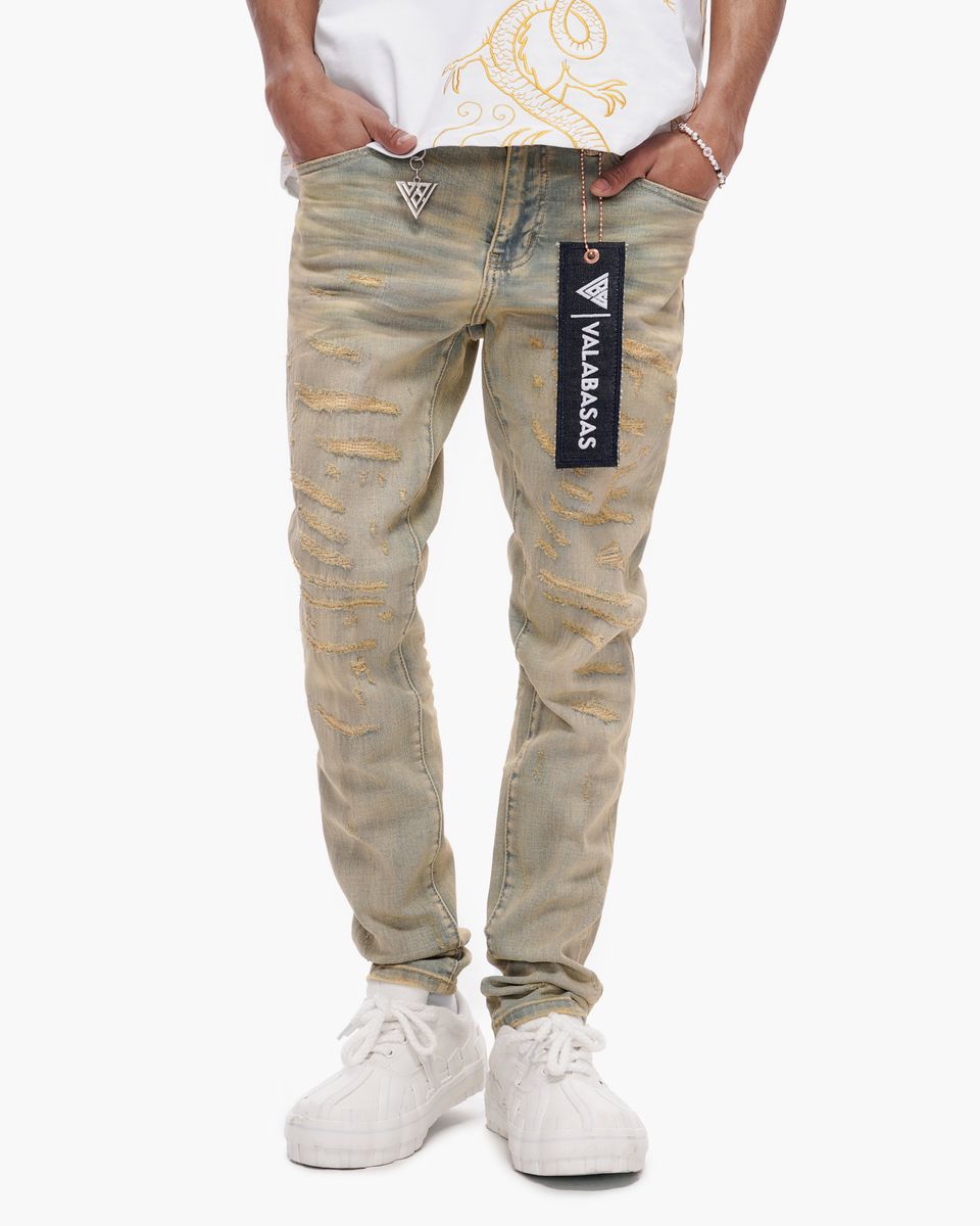 Valabasas Repair Skinny Vintage Wash