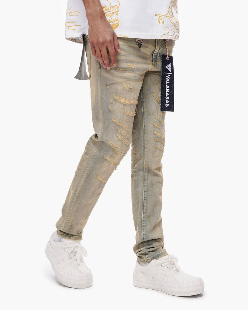 Valabasas Repair Skinny Vintage Wash