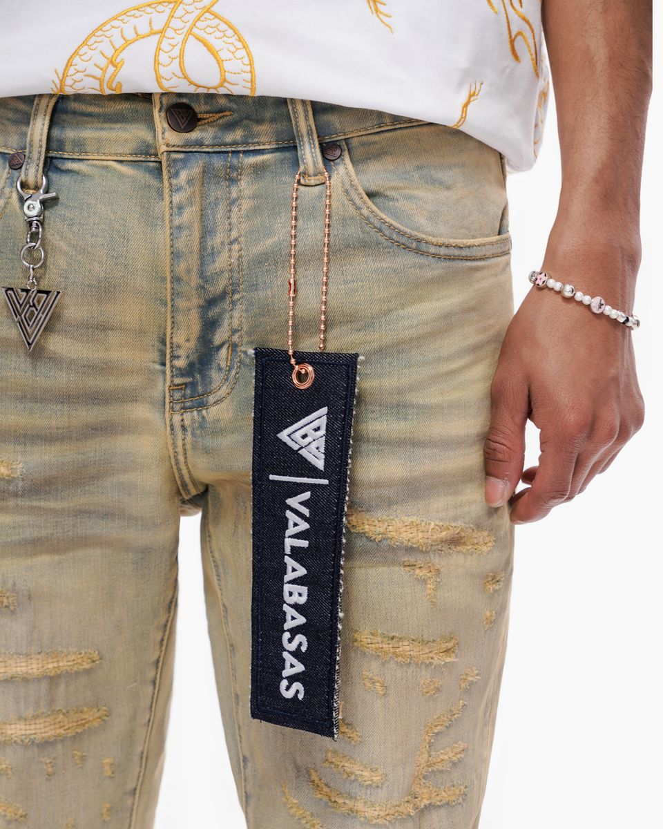 Valabasas Repair Skinny Vintage Wash