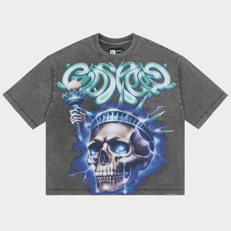 Godspeed Liberty T-Shirt "Grey"