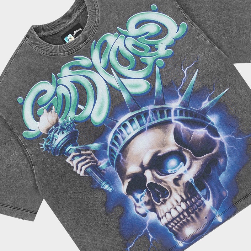 Godspeed Liberty T-Shirt "Grey"