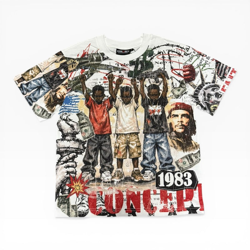 Concept "Over Fear" Tee - White