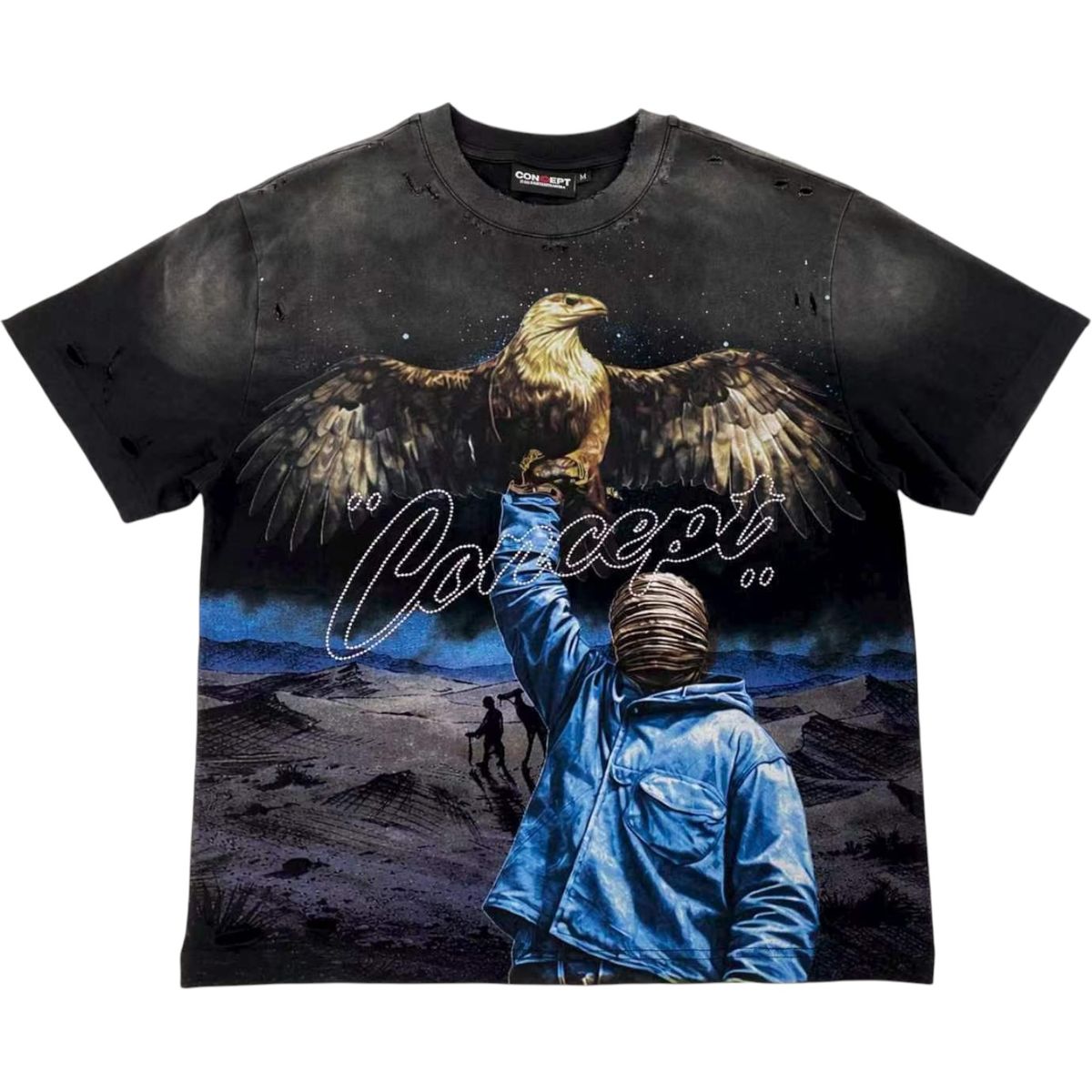 Concept  "Sacred" Tee - Black Wash
