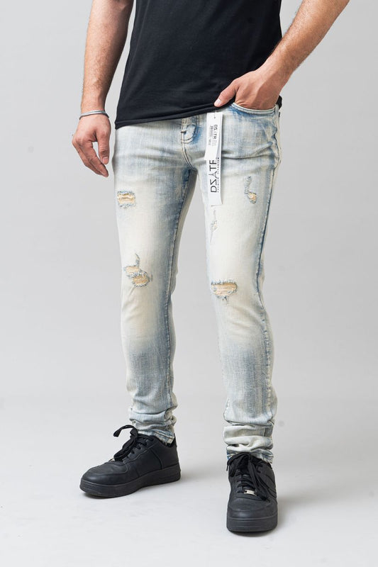 Disaster Super Stretch Denim - Slim Fit - Light Vintage  (442)