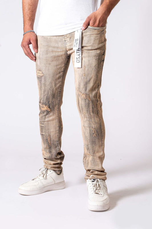 Disaster Super Stretch Denim - Slim Fit - Earth ore  (656)