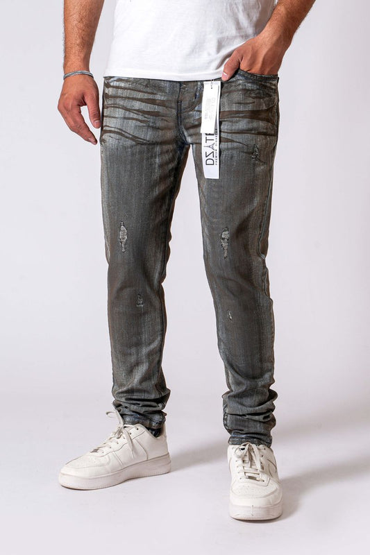 Disaster Super Stretch Denim (642 Oil Rig )