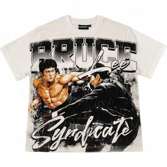 Syndicate  "Little Dragon" White Tee