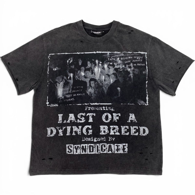 Syndicate "Dying Breed" Wash Black Tee