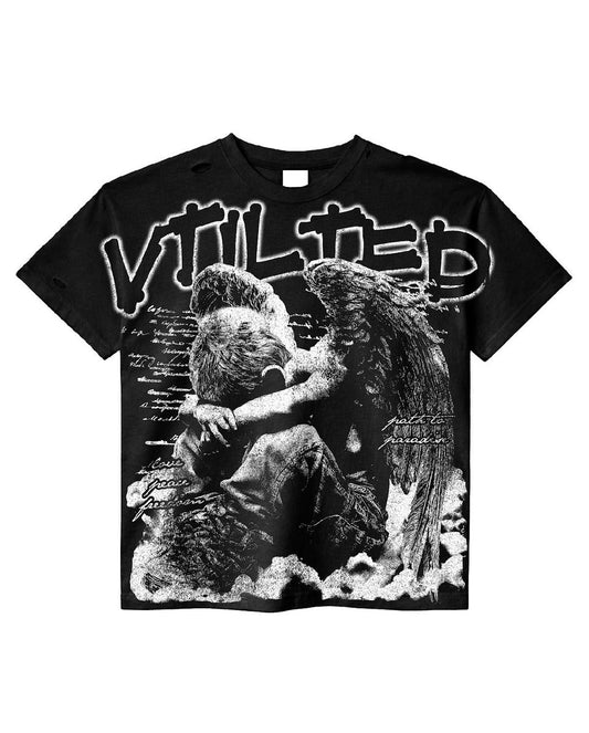 Vtilted "Ghost " Black T-Shirt