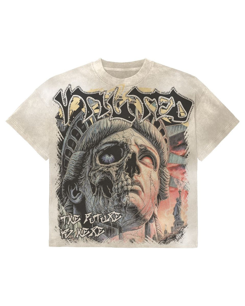 Vtilted "STORY" White Wash T-Shirt