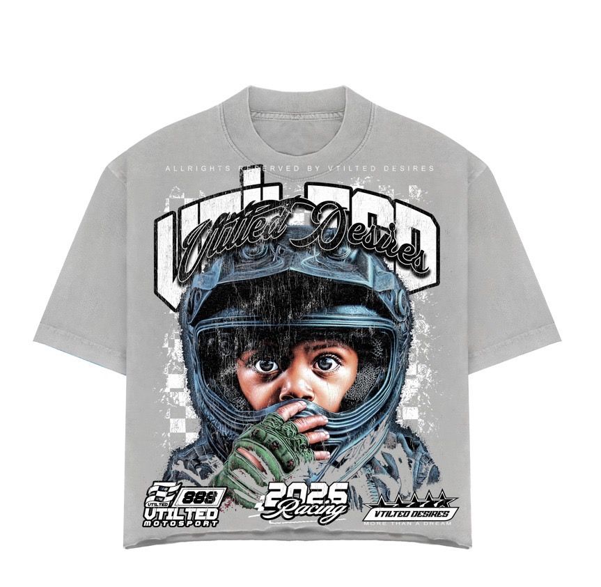 Vtilted "Motosport" Gray T-Shirt