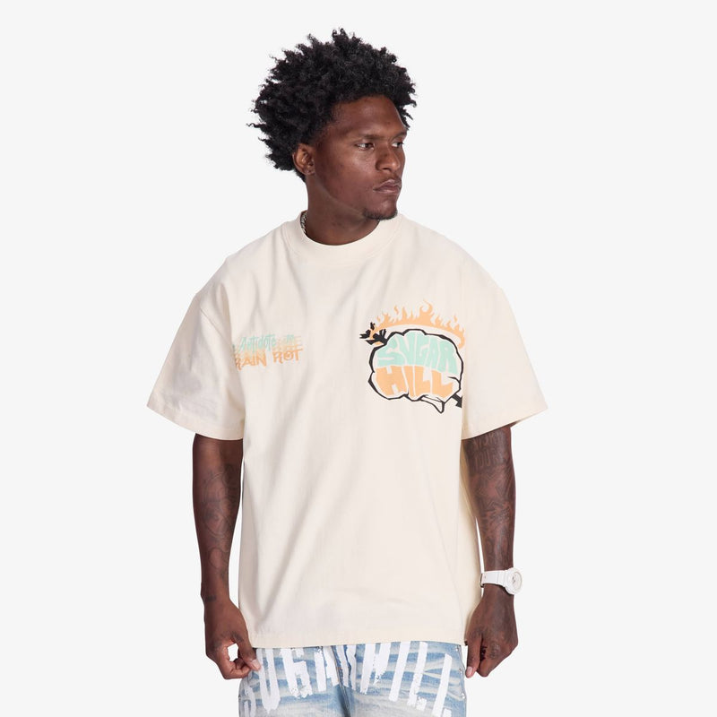 Sugarhill "Brain Rot " Cream T-Shirt