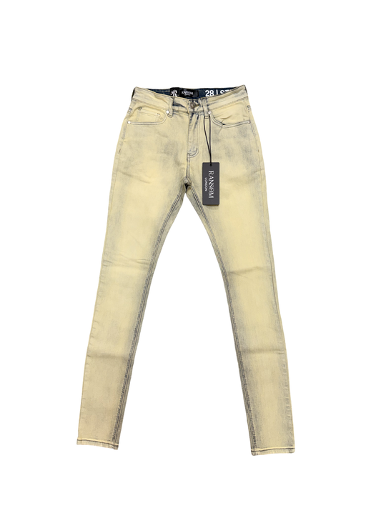 Ransom London Tan Blue Denim