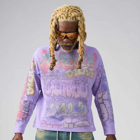 DUAA Design Purple Long Sleeve