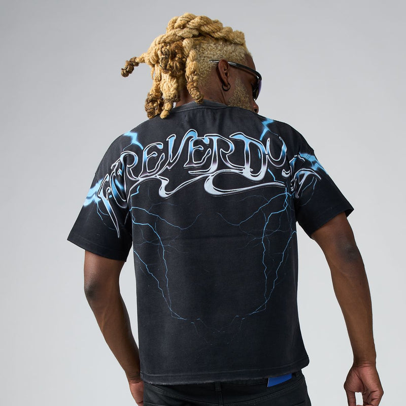 DUAA Electric Black T-Shirt