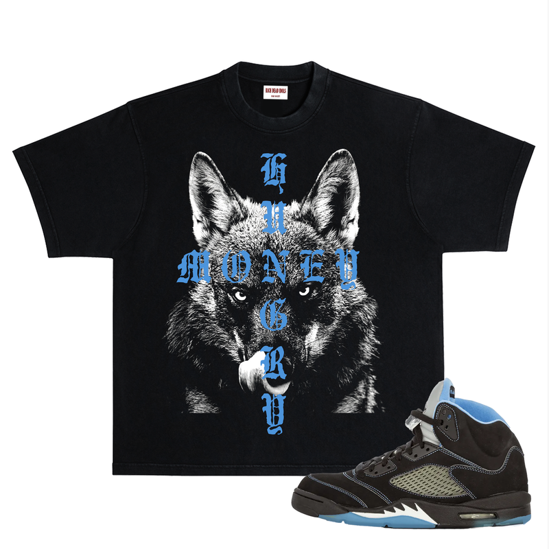 Rich Dead Money Hungry T-Shirt Black